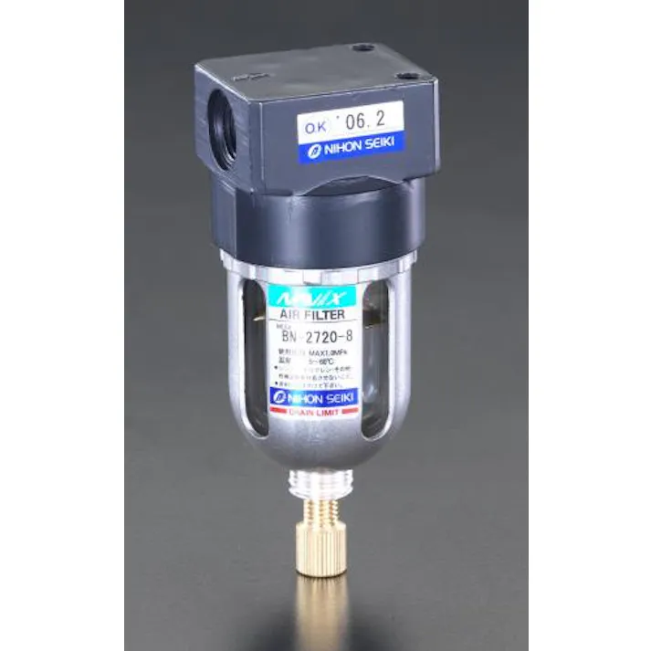 ESCO Rc 1/4" エアーフィルター F.R.LユニットEA153CB-2 4518340453425(CDC)【別送品】
