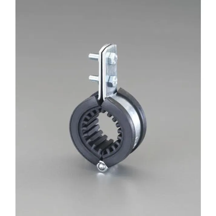 アカギ 80A 鋼管用防振立バンド EA440CJ-80 4548745324839 (CDC)【別送品】