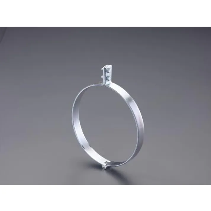 アカギ 128mm スパイラルダクト管用立バンド 配管支持金具EA440CM-2 4550061317501(CDC)【別送品】