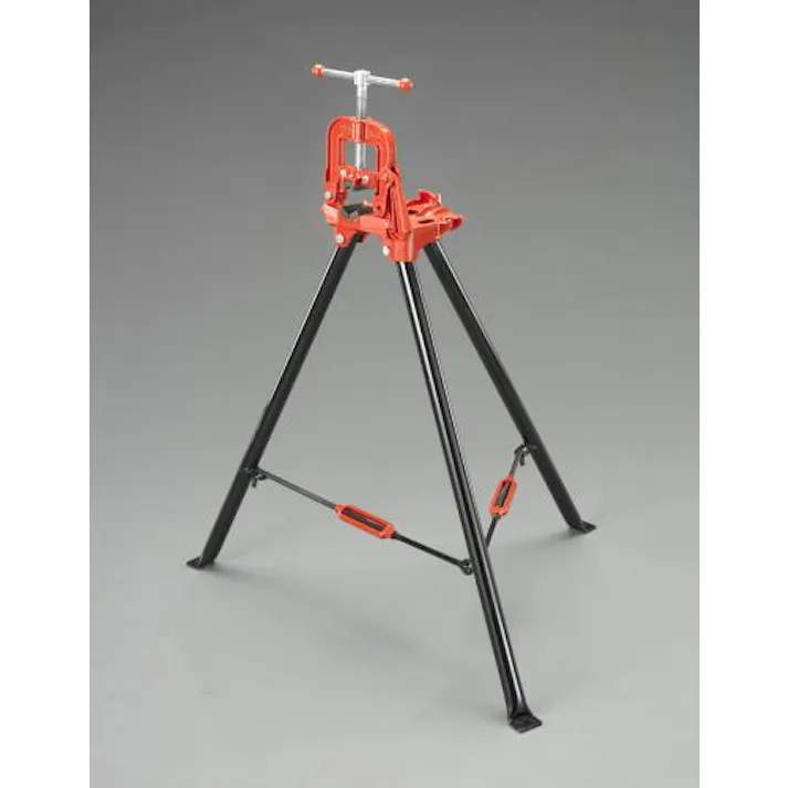 レッキス工業(REX) 1/8"-2・1/2" スタンド付パイプバイス スチール管(ガス管・水道管)配管工具EA348BE-6 4548745724387(CDC)【別送品】