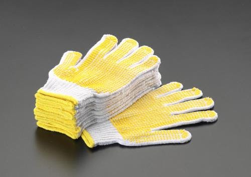 軍手(滑り止め付/5双) EA354AB-5 4518340215177【別送品】