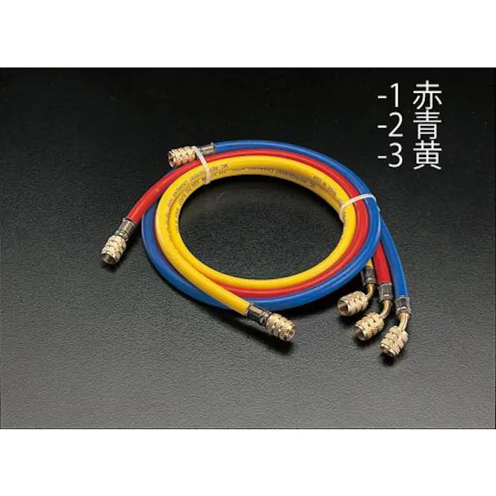 ロテックス(ROTEX) チャージングホース(赤) 100cm/R404A・R407C EA104LM-1 4518340516137【別送品】