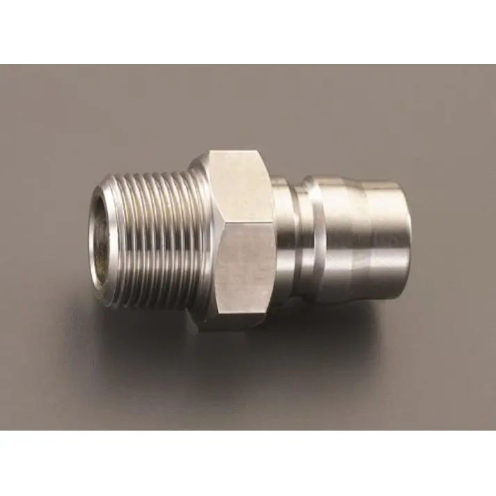 雄ねじプラグ(中圧用/ステンレス製) R3/8” EA140AG-3 4518340005518【別送品】
