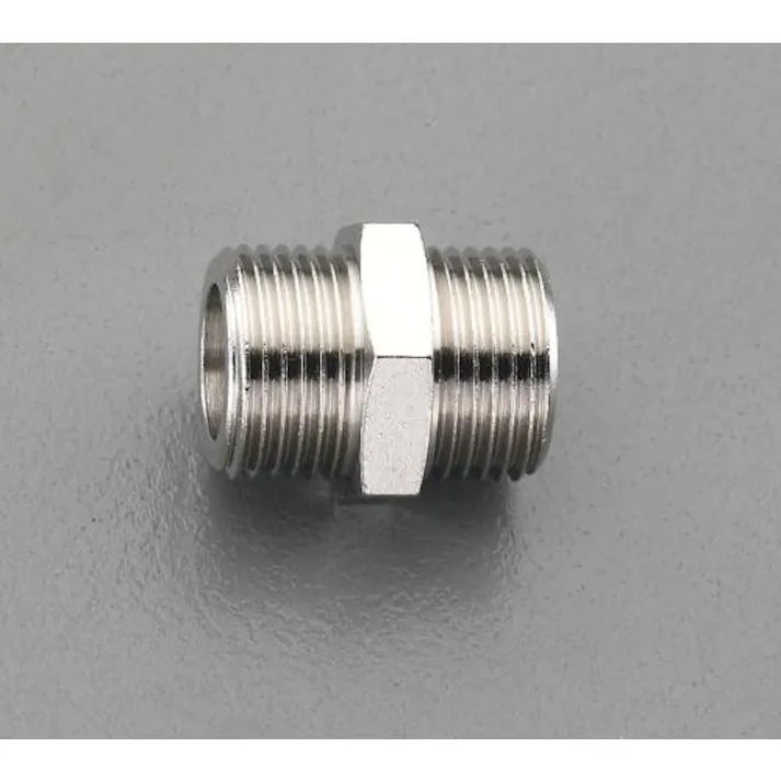 ESCO G 1/8"xG 1/8" ニップル(真鍮製) 空気・水その他配管継手EA141CD-1 4548745733457(CDC)【別送品】