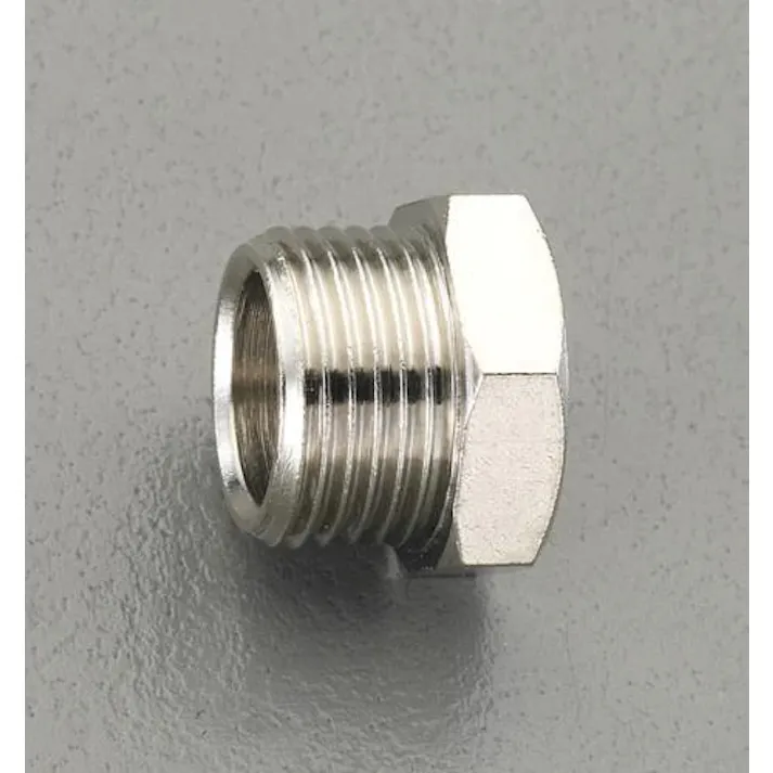 ESCO G 1/2" パイププラグ(真鍮製) 空気・水その他配管継手EA141CK-4 4548745733174(CDC)【別送品】