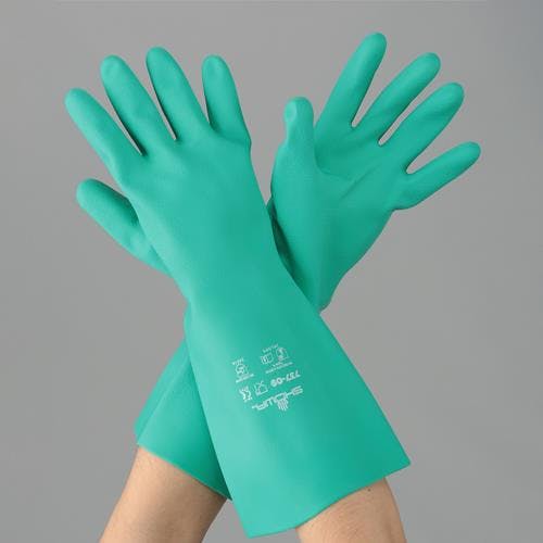 手袋(ニトリルゴム) [XL/380mm] EA354BD-37 4550061823101【別送品】