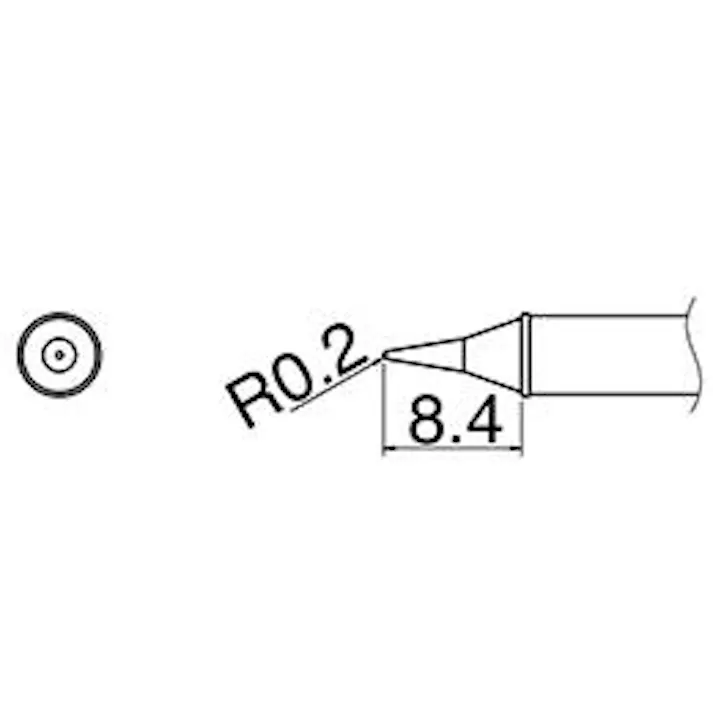 白光(HAKKO) R0.2mm 交換用こて先 (EA304AL用) EA304AL-30 4550061034309 (CDC)【別送品】