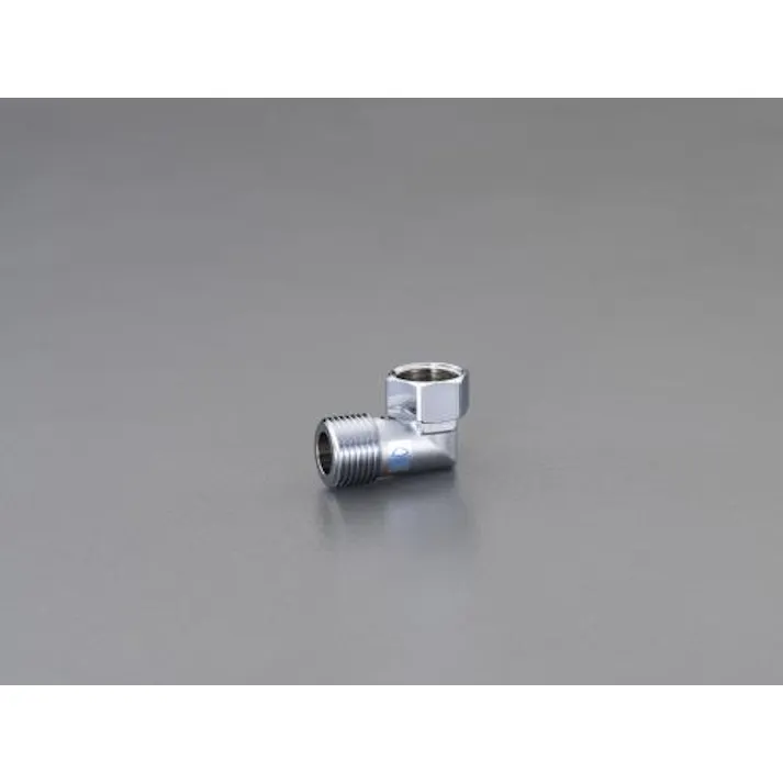 カクダイ G1/2"xG1/2" ナット付フレキ用エルボ(小曲り) フレキパイプ継手、バルブEA432LD-12 4548745952346(CDC)【別送品】