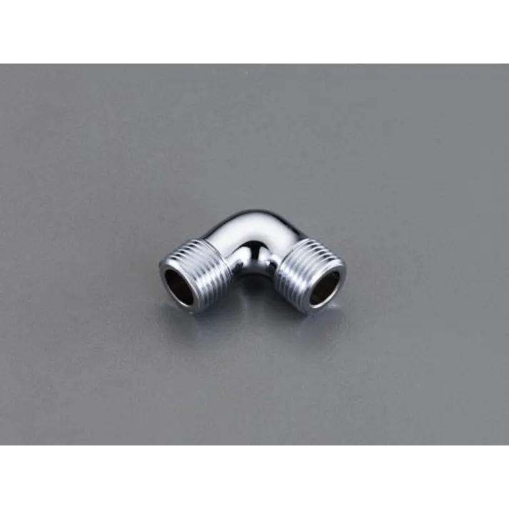 カクダイ R1/2"xG1/2" フレキ用エルボ(クロムメッキ) フレキパイプ継手、バルブEA432LC-1 4548745951257(CDC)【別送品】