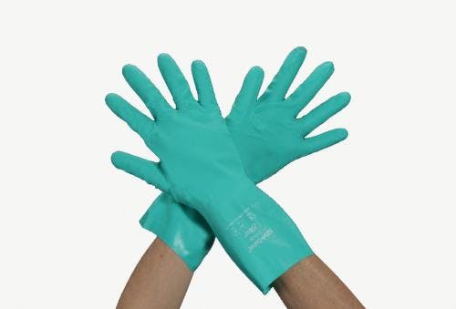 手袋(ニトリルゴム) [XL/300mm] EA354BD-22 4518340217911【別送品】