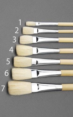 ポスターカラー筆 20mm EA109HM-7 4518340896529【別送品】