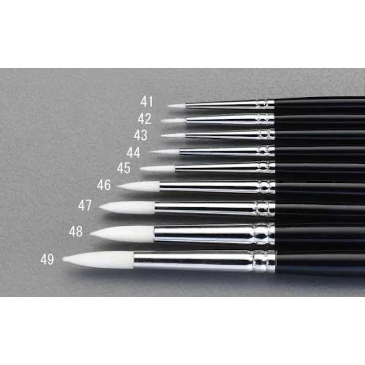 ESCO 8号 丸筆(タクロン毛) 筆EA109MG-48 4548745565355(CDC)【別送品】