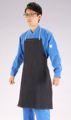 エプロン(作業用・デニム) 83x61cm EA355AC-15 4550061054680【別送品】