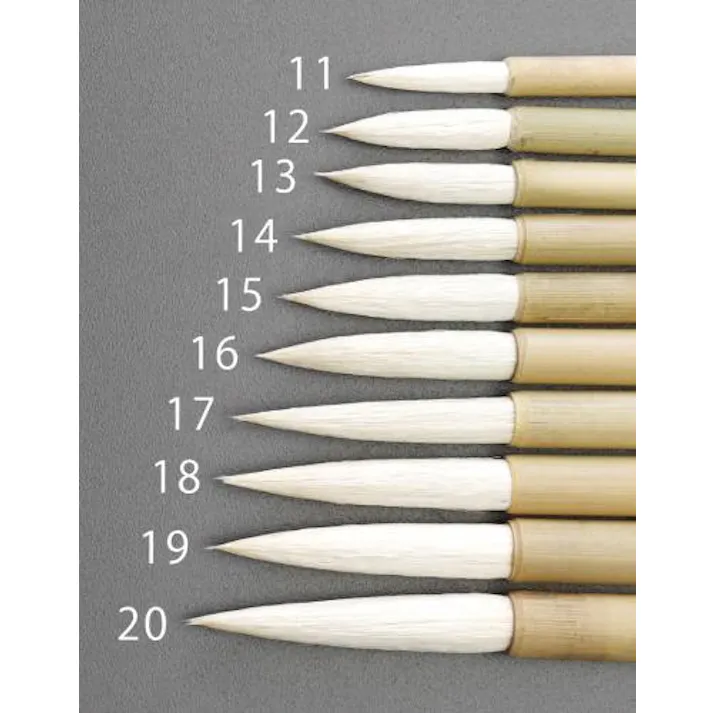 ESCO 3号 文字筆(羊毛) 筆EA109MJ-13 4518340129528(CDC)【別送品】