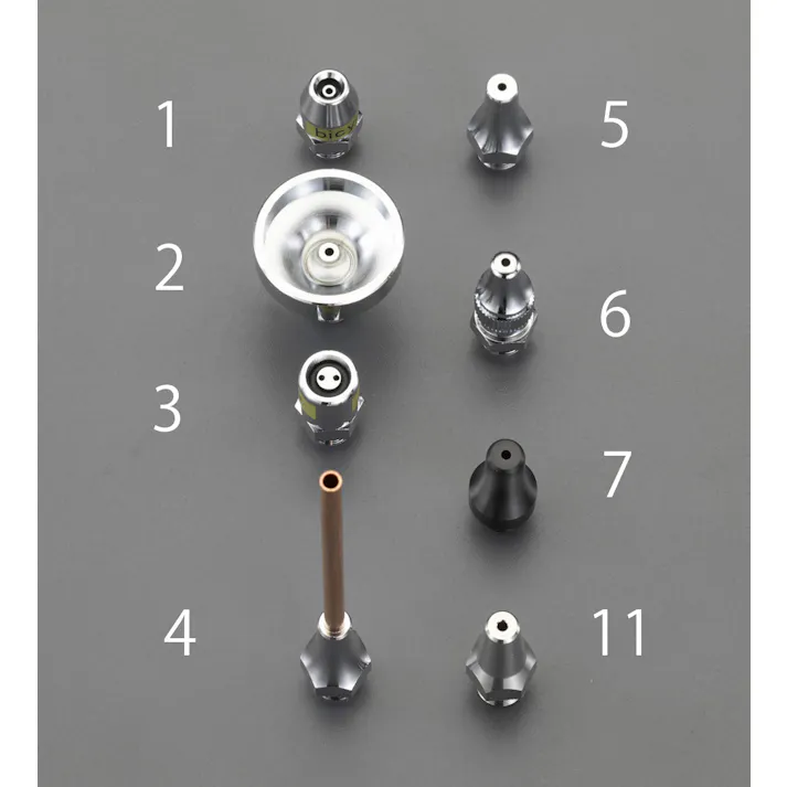 ノズル(エアーガン用・樹脂製) 2.0mm穴/G 1/8” EA123AF-7 4548745312041【別送品】