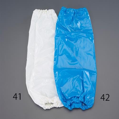 腕カバー(ポリウレタン/青) 450mm EA355AS-42 4550061773444【別送品】