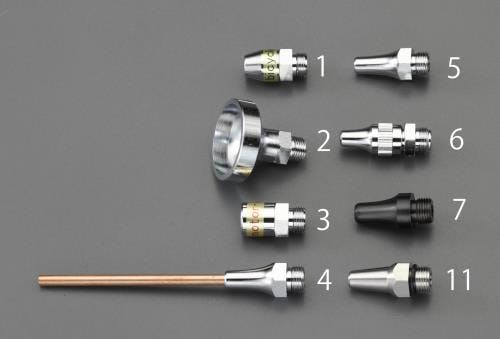 ノズル(流量調整付) 2.0mm穴/G 1/8” EA123AF-6 4548745312034【別送品】