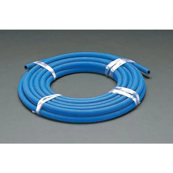 酸素ホース(青/ゴム製) 9.5/16.5mmx20m EA125AD-20 4518340757912【別送品】
