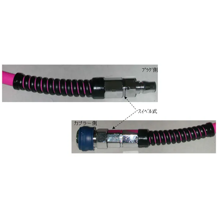 八興 ウレタンホース(カプラー付) 6.5/10.0mmx10m EA125BP-10 4518340829985【別送品】