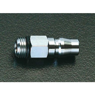 ESCO G 1/4" 雄ねじプラグ(Oリング付) エアーホース用カプラーEA140DB-42 4518340470811(CDC)【別送品】