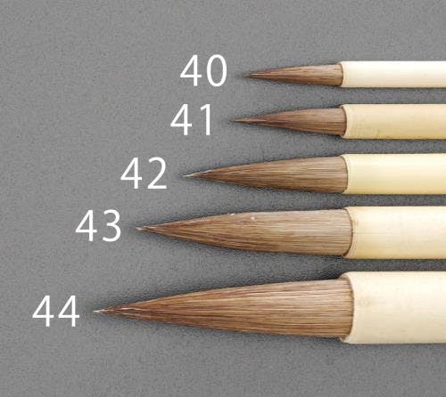 ペンキ用文字筆(馬毛) 3号 EA109MJ-42 4518340606128【別送品】