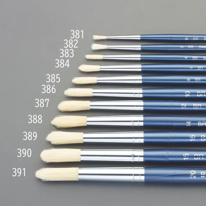 サクラクレパス 丸筆(豚毛) 4号 EA109MK-383 4550061679524【別送品】