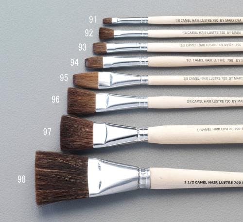 平筆(ラクダ毛) 9.5mm EA109MG-93 4548745565034【別送品】