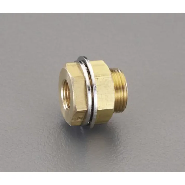 ESCO Rc1/2" パネルユニオン 空気・水その他配管継手EA425KP-4 4548745322514(CDC)【別送品】