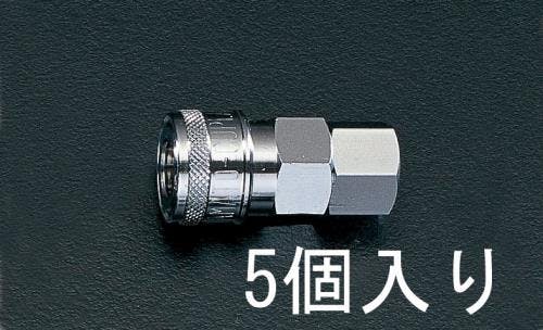 雌ねじカップリング(5個) Rc 1/2” EA140DJ-4 4518340135468【別送品】
