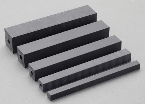 20x20x500mm ポリ塩化ビニール角材 EA441EG-20 4550061319383