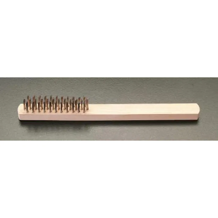 ESCO 255mm ワイヤーブラシ(ステンレス・4列) ワイヤーブラシEA109B-22 4518340135659(CDC)【別送品】