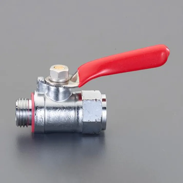 ESCO G1/4" レバーコック(洗浄機用) 空調用洗浄機EA115ZB-12 4550061995396(CDC)【別送品】