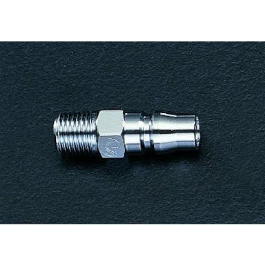 ESCO R 1/4" 雄ねじプラグ エアーホース用カプラーEA140DB-12 4518340332348(CDC)【別送品】