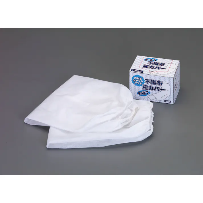 腕カバー(白・使い捨て/100枚) 450mm EA355AB-12W 4548745224283【別送品】