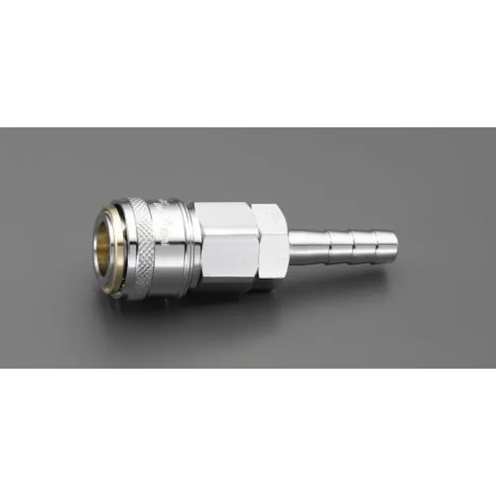 ESCO 15.0mm タケノコ型カップリング(ワンプッシュ) エアーホース用カプラーEA140DS-4 4518340423442(CDC)【別送品】