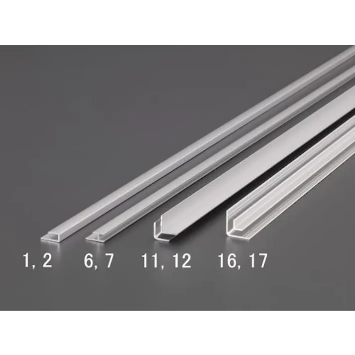 ESCO 600mm パネル縁(アルミ製・入隅/10本) アングル・角材・フラットバーEA440HW-16 4548745361810(CDC)【別送品】