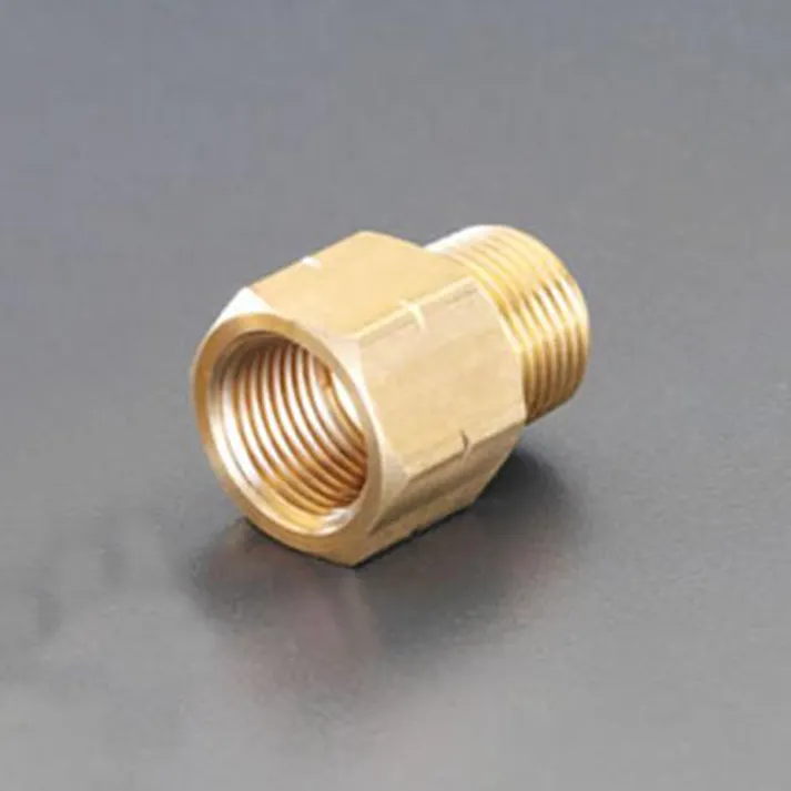ESCO R 1/4"xG 1/4" 中間ニップルソケット 空気・水その他配管継手EA141AJ-64 4550061451380(CDC)【別送品】