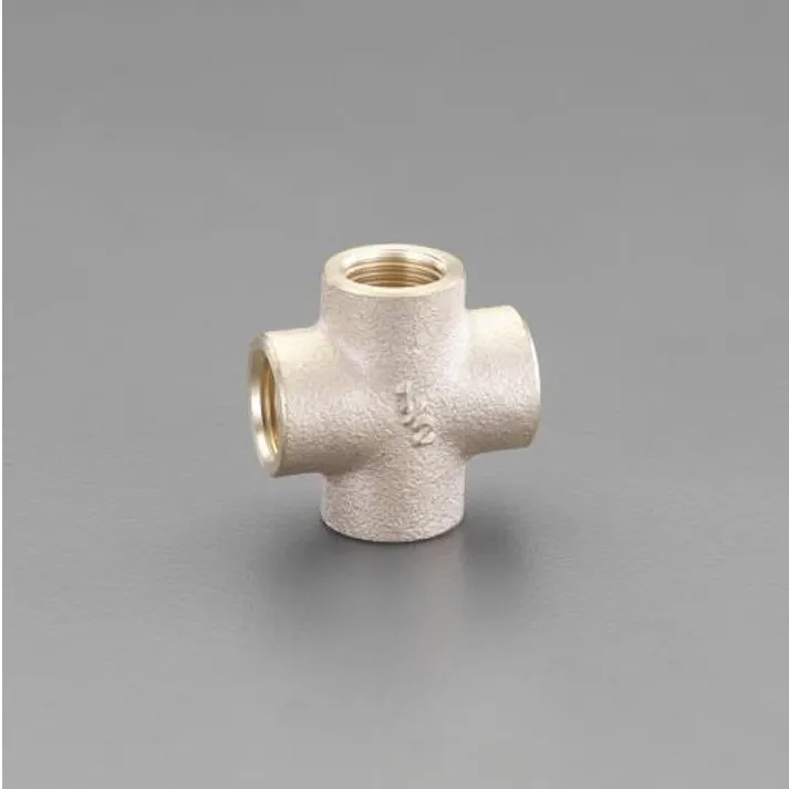 カクダイ Rc1/2" 砲金クロス 砲金継手EA432NE-13 4548745323726(CDC)【別送品】