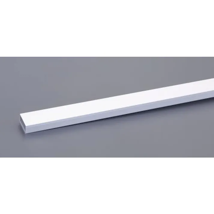 アルミ平角パイプ(シルバー/ツヤ消/4本) 40x20mmx2m EA440HD-207 4550061318737【別送品】