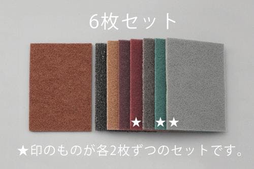 3M 工業用パッドセット(不織布表面処理材) 6枚組 EA366MA-60 4518340590618【別送品】
