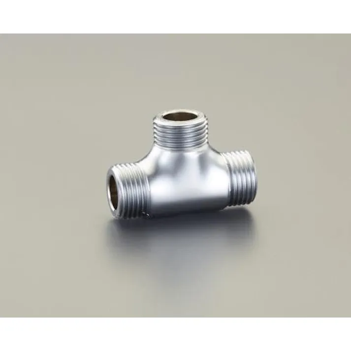 カクダイ G 1/2" フレキ用チーズ(クロムメッキ) フレキパイプ継手、バルブEA432LA-0A 4550061299739(CDC)【別送品】
