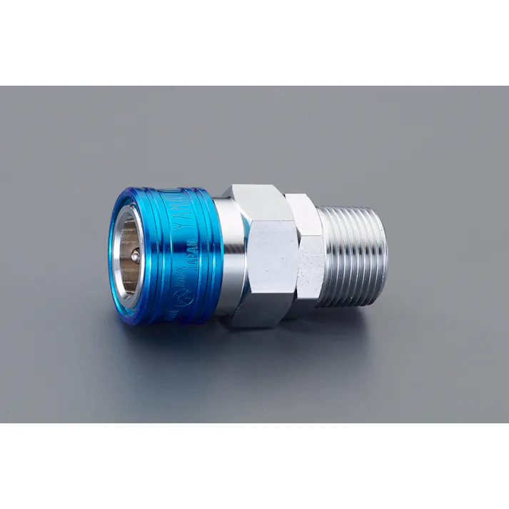雄ねじカップリング(エアホース用/レッド) R 1” EA140BS-81 4550061306475【別送品】