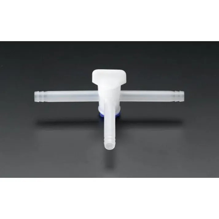 ESCO 12mm 三方活栓 (PP製) 空気・水その他配管継手EA425KB-12 4518340612211(CDC)【別送品】