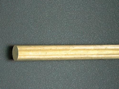 黄銅丸棒(快削) 10x1200mm EA441BC-10 4548745210187【別送品】