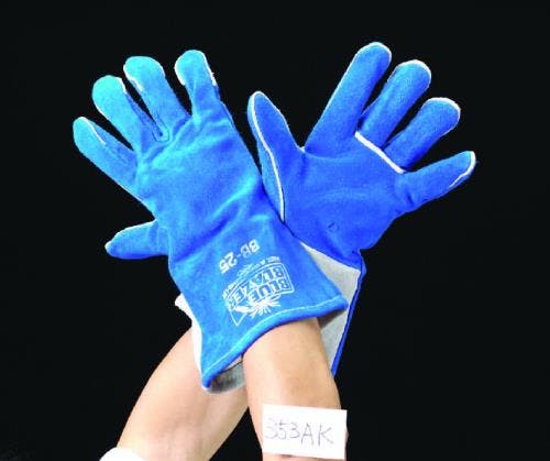 手袋・溶接作業用(牛革) [フリー]355mm EA353AK 4518340181373【別送品】