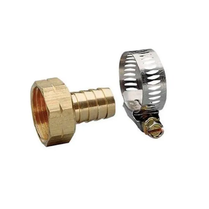 雌ねじステム(ホースバンド付) 3/4”NHx18mm EA124GC-54 4518340939974【別送品】