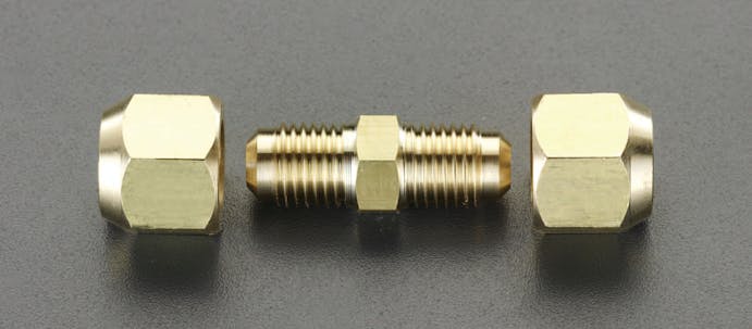 ESCO 3/8"x1/2" フレアーユニオン(2個) 冷凍機･空調機工事用部材EA430AC-34A 4548745073614(CDC)【別送品】