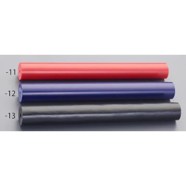 ESCO φ23.8x500mm 硬質PVC丸棒(黒) 棒材EA441EA-18 4550061319215(CDC)【別送品】