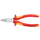 KNIPEX(クニペックス) 絶縁ラウンドノーズプライヤー(グリップ付/メッキ) 160mm EA537MB-10 4518340092648【別送品】