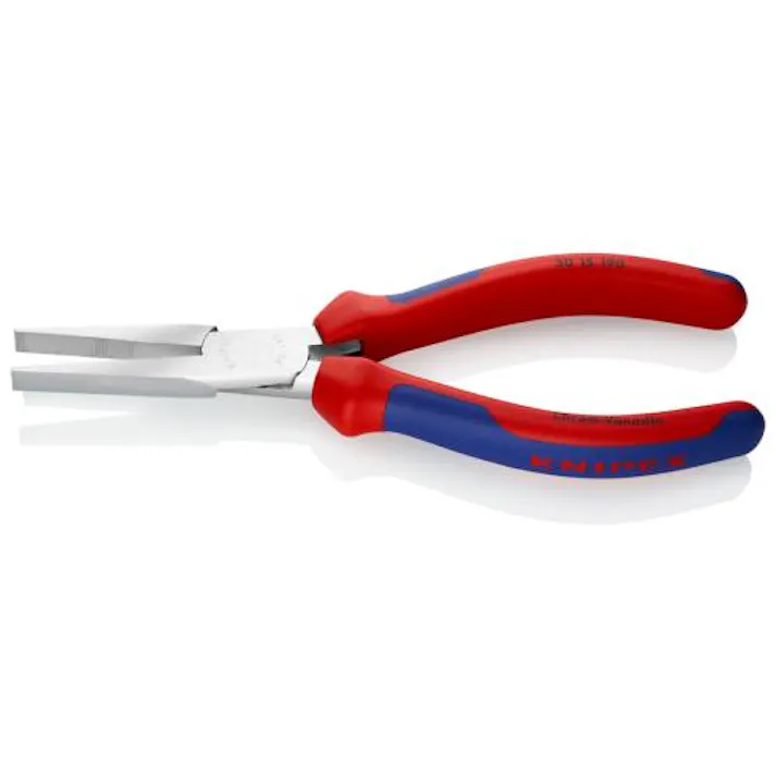 KNIPEX(クニペックス) 190mm フラットノーズプライヤー(グリップ付/メッキ) EA537LA-13 4518340093485(CDC)【別送品】